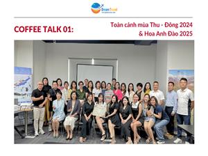 Coffee Talk 01: Toàn cảnh Nhật Bản Thu - Đông & Hoa anh đào 2025